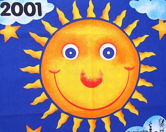 2001 Germany: sunny fabric calendar