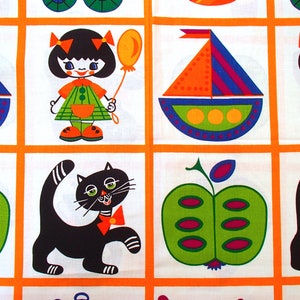 dekoplus kinder vintage stof uit de jaren 70