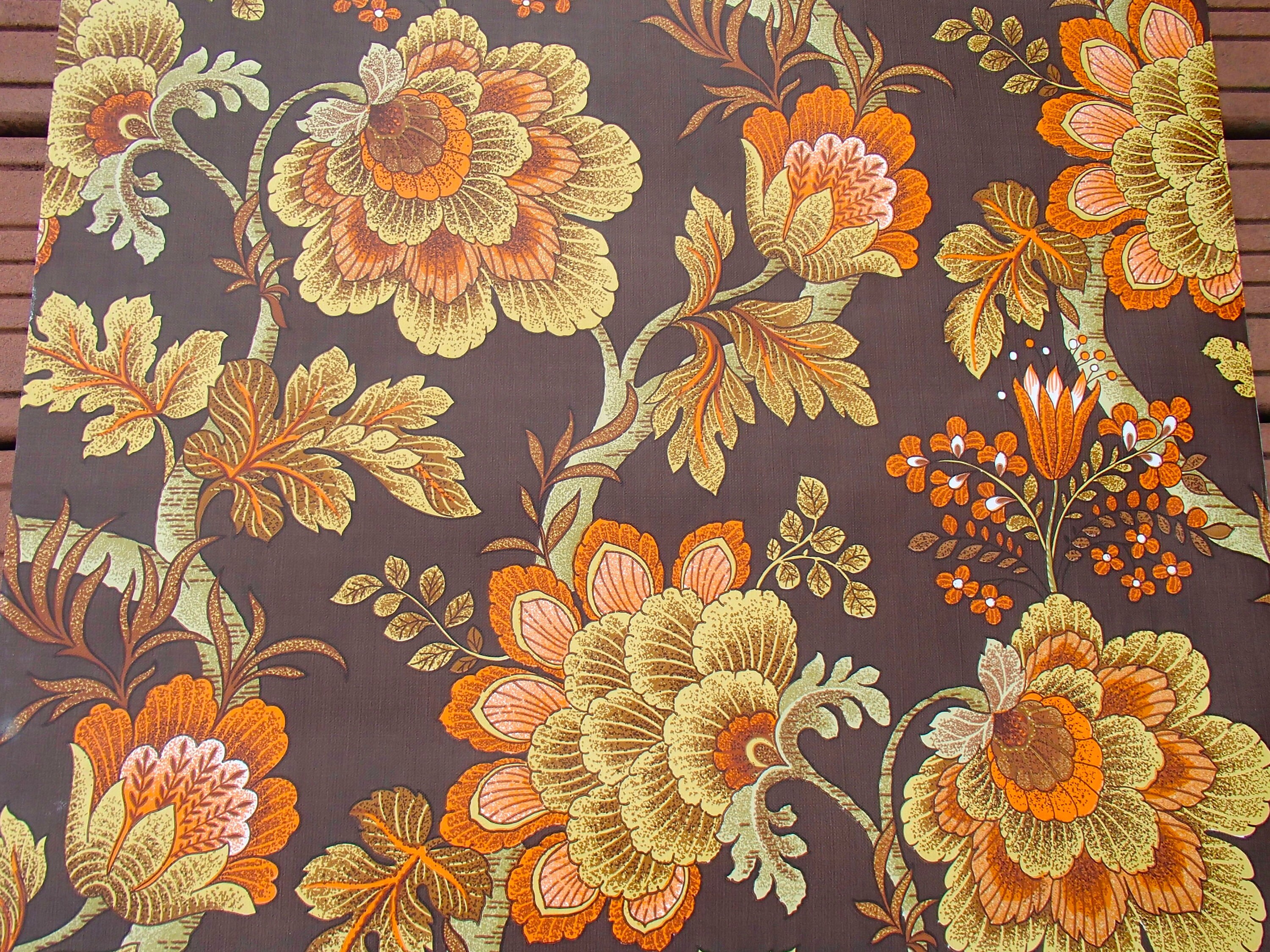 Full Roll Vintage Wallpaper Etsy