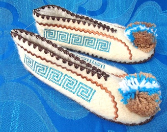 Greek Slippers Size 43