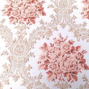 full roll of vintage wallpaper