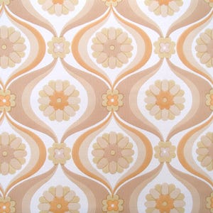 full roll vintage wallpaper geometric design (Ireland)