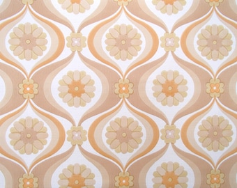 full roll vintage wallpaper geometric design (Ireland)