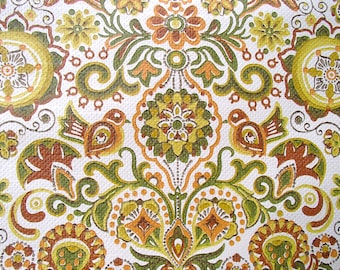 full roll vintage wallpaper "birds"