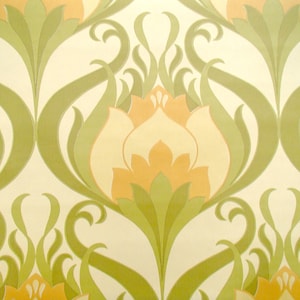 Volle Rolle Vintage Tapete ""Art Deco"""