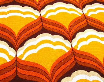vintage fabric / 60s / 70s / graphic / curtainfabric