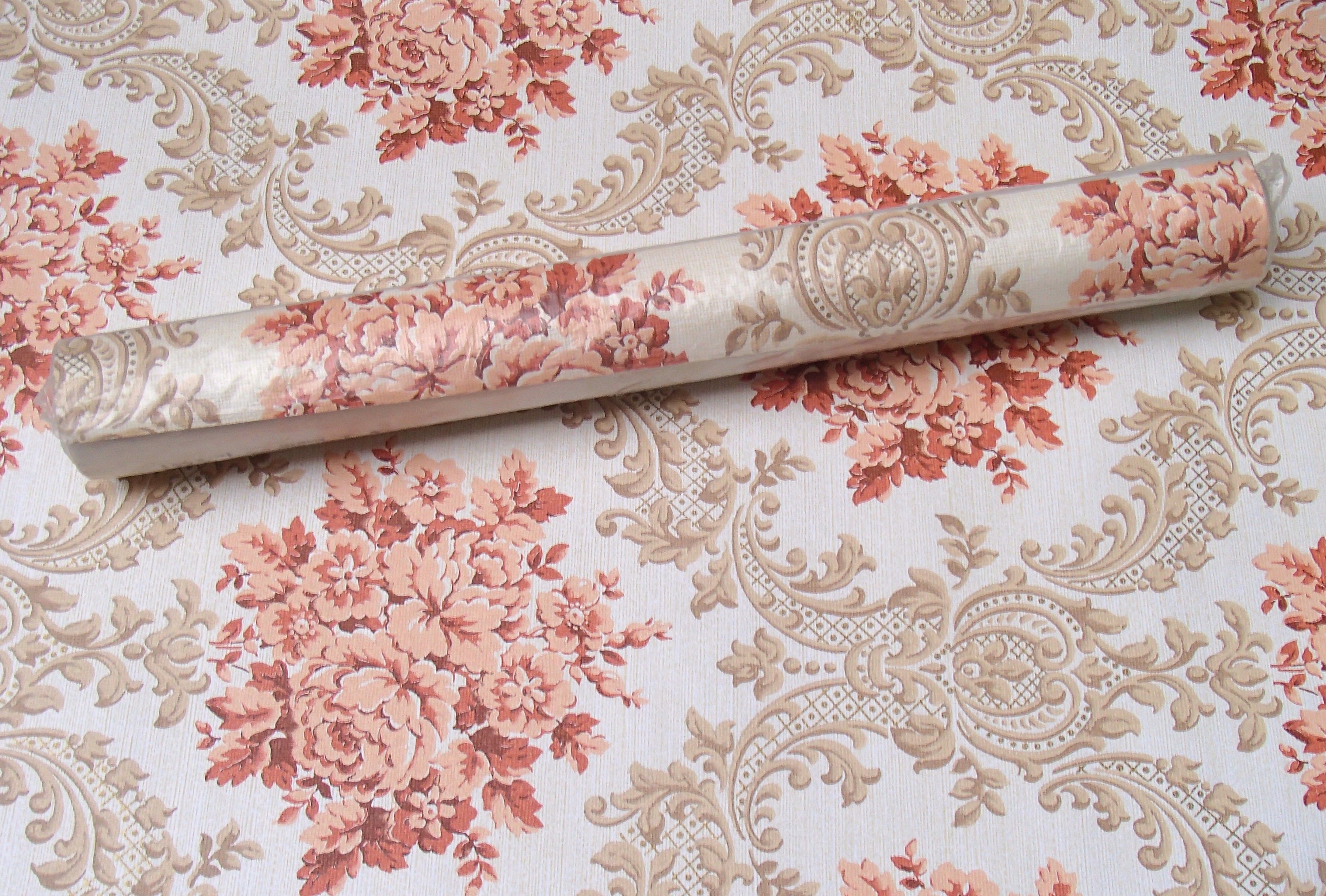 Full Roll of Vintage Wallpaper Etsy