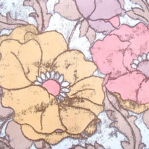 full roll floral vintage wallpaper