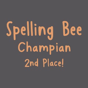 Spelling Bee Champion T-Shirt: Funny Book Lover Tee