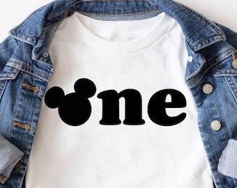 Mickey Mouse Birthday Shirt,  First Birthday Shirts, Disney Birthday Shirt, Mickey One Birthday Shirt, 1st Birthday TShirt, Birthday Gift