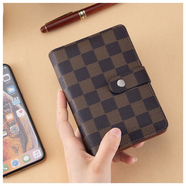 A7 Mini Agenda Binder Planner Journal Cover Gift for Her