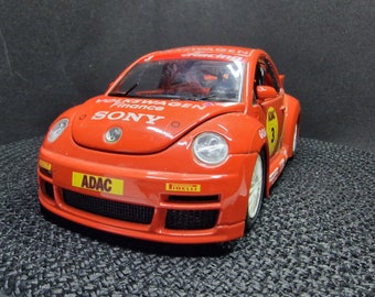 Burago Volkswagen New Beetle Cup Diecast Model Car (1/18 Scale) - Etsy