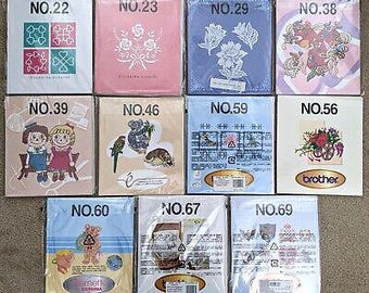 ブラザー刺繍カード62枚デジタルバンドル｜PESデザインコレクション