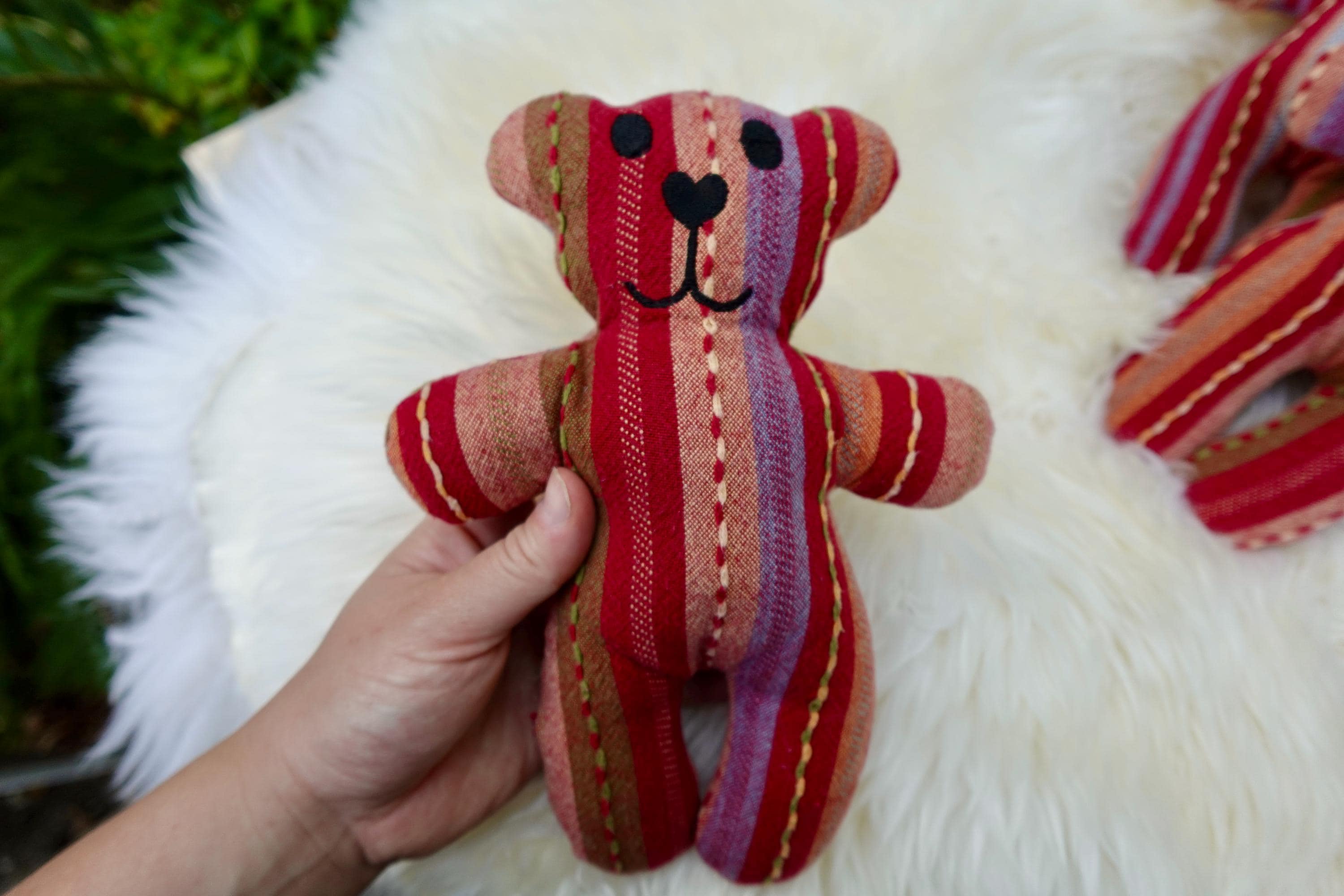MINI Personalized Memory Bear, Loved One Memory Keepsake Custom From Cherished Clothing,Bereavement Gift, Affordable, Funeral Gift