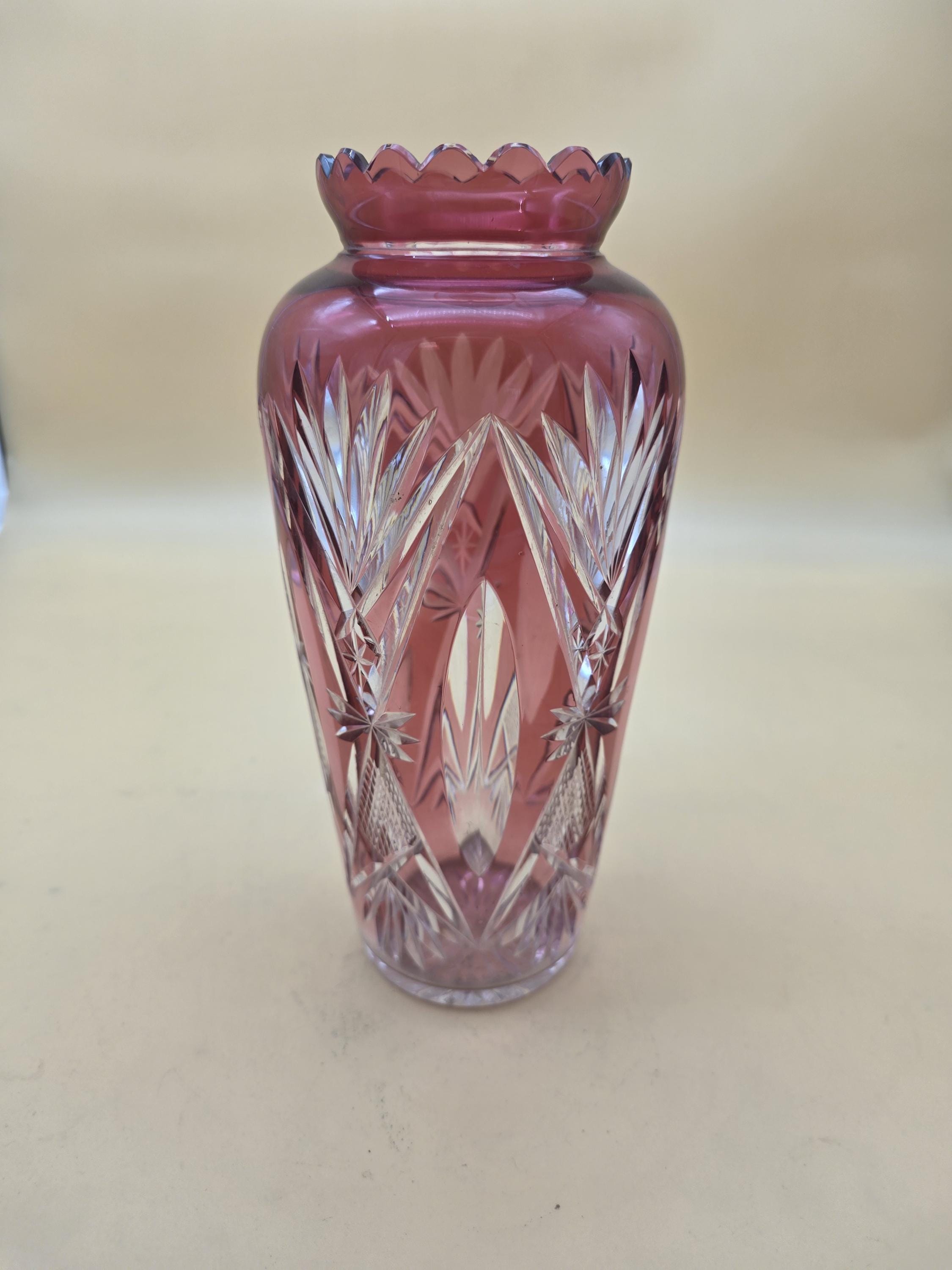 Val Saint Lambert Vase - Etsy