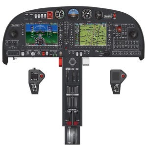 DA42NG Digital Cockpit Poster & Systemguide – Diamond Aircraft för pilotutbildning
