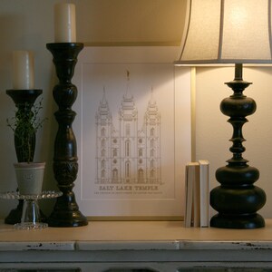 Salt Lake Temple Print 13x19 image 3