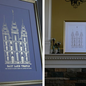 Salt Lake Temple Print 13x19 image 5