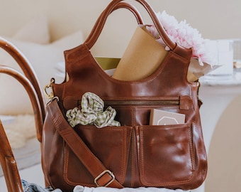 Leather Handbag, Leather Purse, Weekend Bag, Leather Laptop Bag