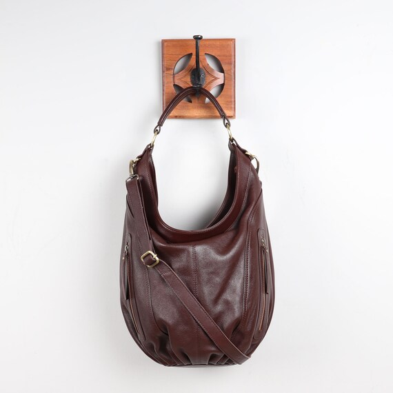 leather handbags hobo style