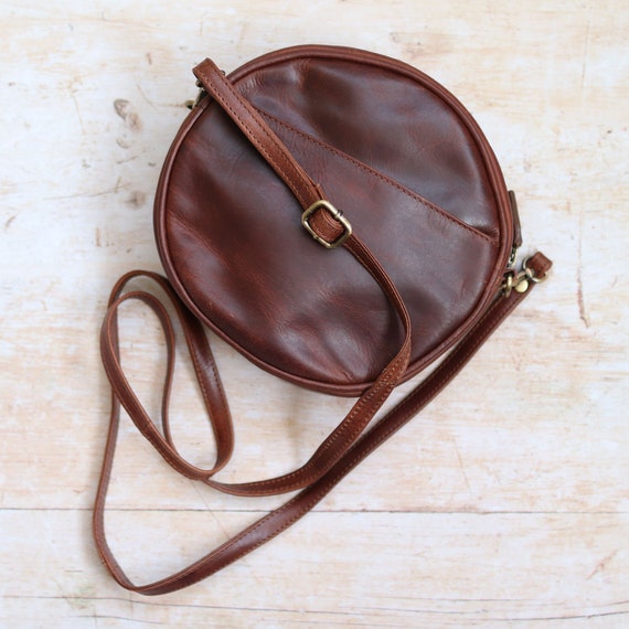 round brown purse