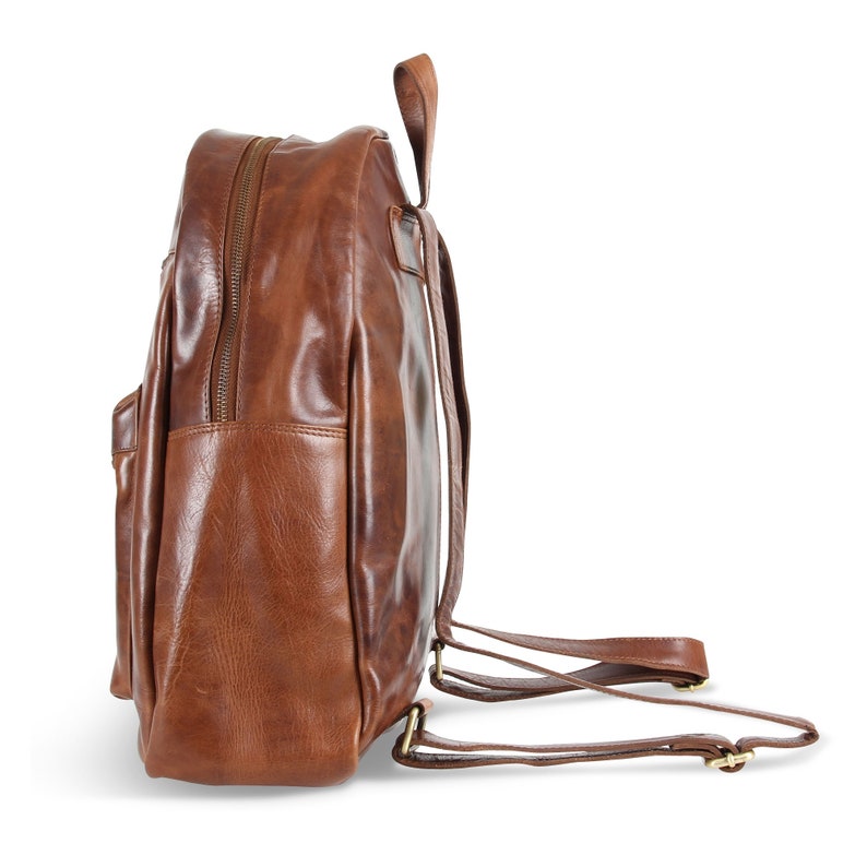 Large Leather Backpack Leather Rucksack Travel Bag Burgundy | Etsy