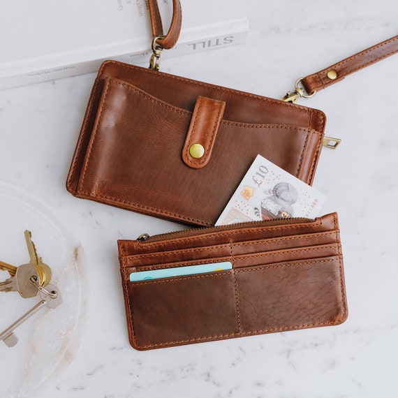 Small Logo and Leather Smartphone Crossbody Bag