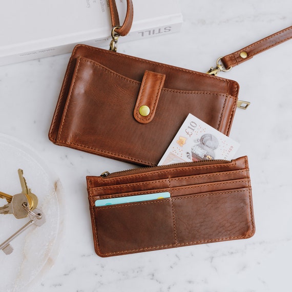 leather smartphone crossbody bag