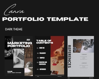 Marketing Portfolio Template - Etsy