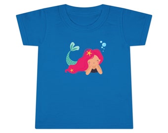 Camiseta infantil de sirena soñadora