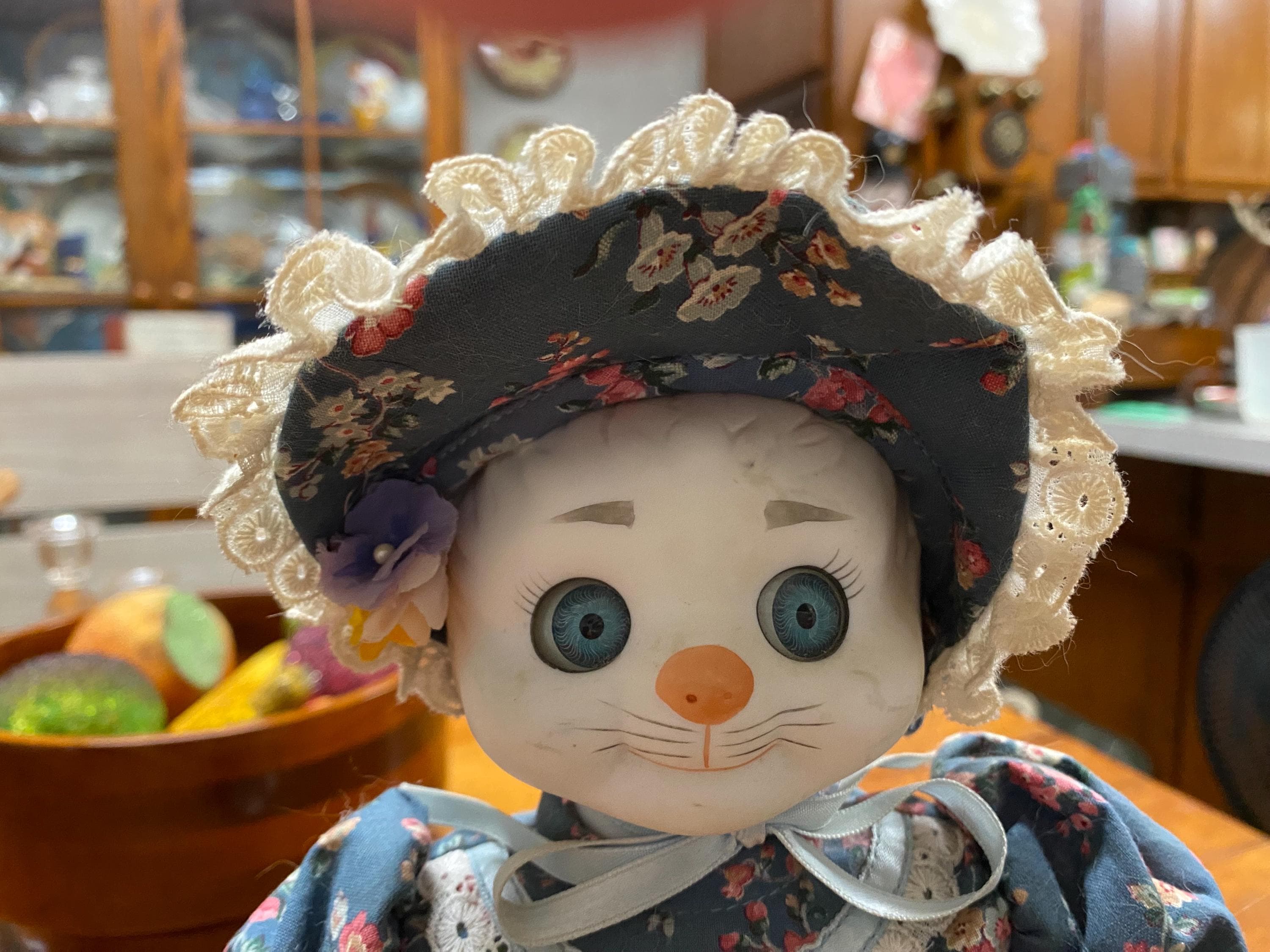 Vintage Porcelain Cat Dolls - Etsy