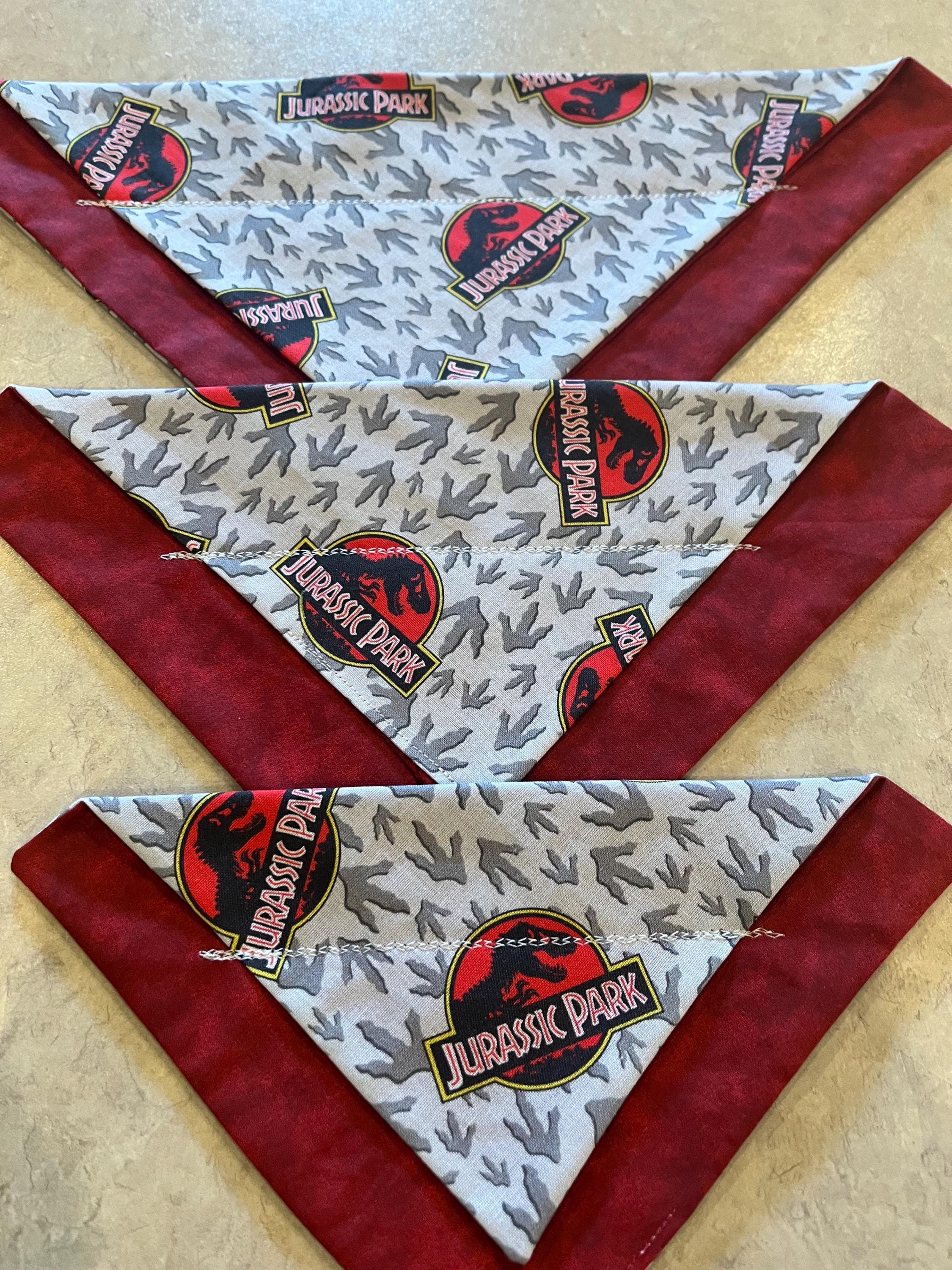 Dog Bandana / Jurassic Park / Large, Medium and Small