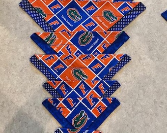 Dog Bandanas / Florida Gators / UF / Large, Medium, Small and X-Small
