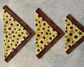 Dog Bandana / Sunflowers / Summer / Large, Medium and Small