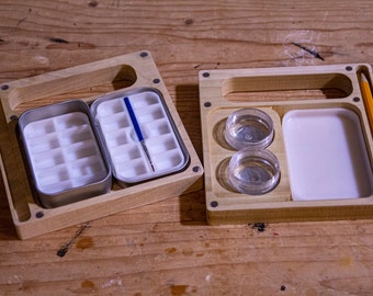 Medifier elegante multifunktionale Aufbewahrungsbox für Stifte Handys Visitenkarten Fernbedienungen aus Leder Lattice pattern