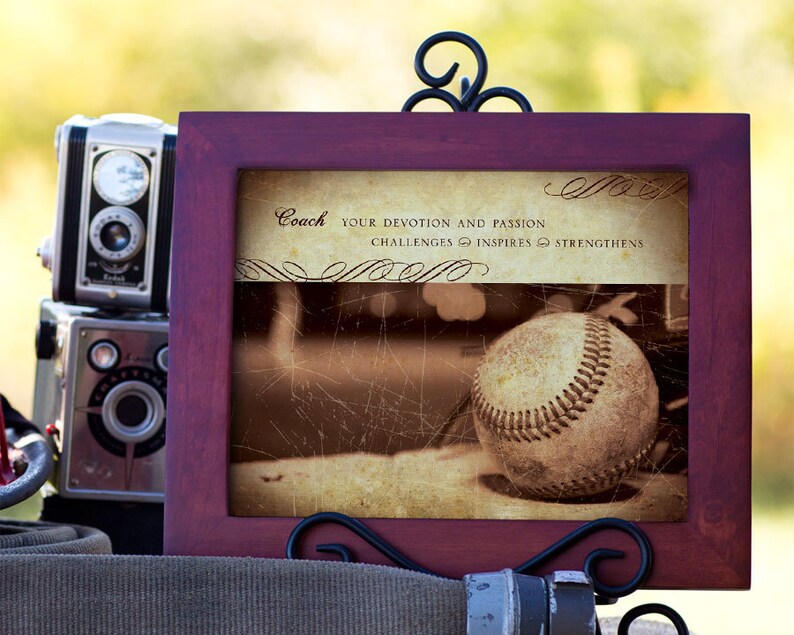Personalized BASEBALL COACH Gift Baseball Art Baseball Etsy