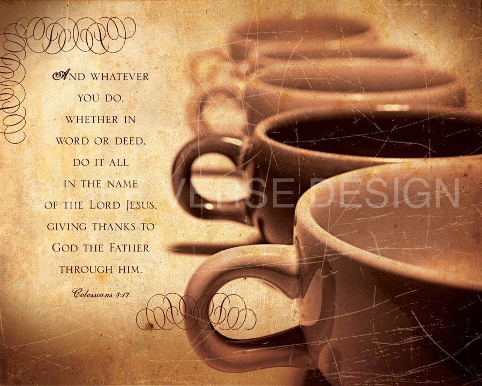 Coffee Shop Decor Scripture Art Inspirational Art Bible Etsy