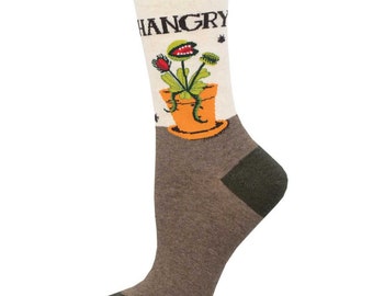 Calcetines para mujer con temática 'Hangry' de Little Shop of Horrors