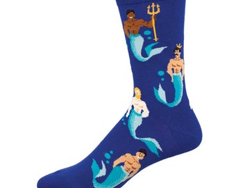 Marvelous Mermen Mens Socks