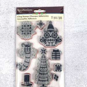 Recuerdos Cling Stamp Colección de Navidad 2