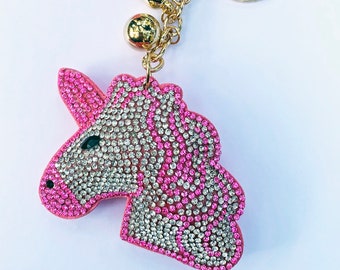 Bling Unicorn Keychain