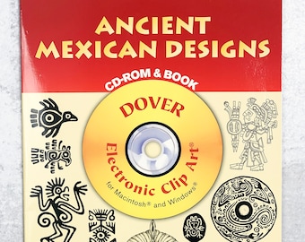 Ancient Mexican Designs Clip Art with CD Book