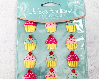 Jolee's Boutique Cupcakes Dimensional Stickers