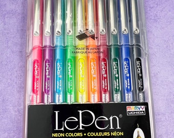 Juego de bolígrafos de neón Le Pen