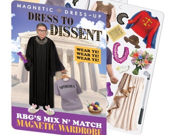 Ruth Bader Ginsburg Dress to Dissent Magnet Playset