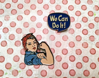 Rosie the Riveter Enamel Pin