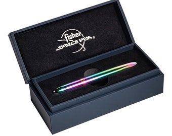 Fisher Bullet Space Pen Supernova Rainbow Titanium Nitride