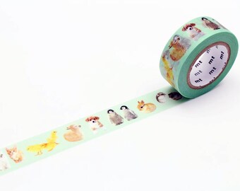 Cute Baby Animals MT Masking Washi Tape