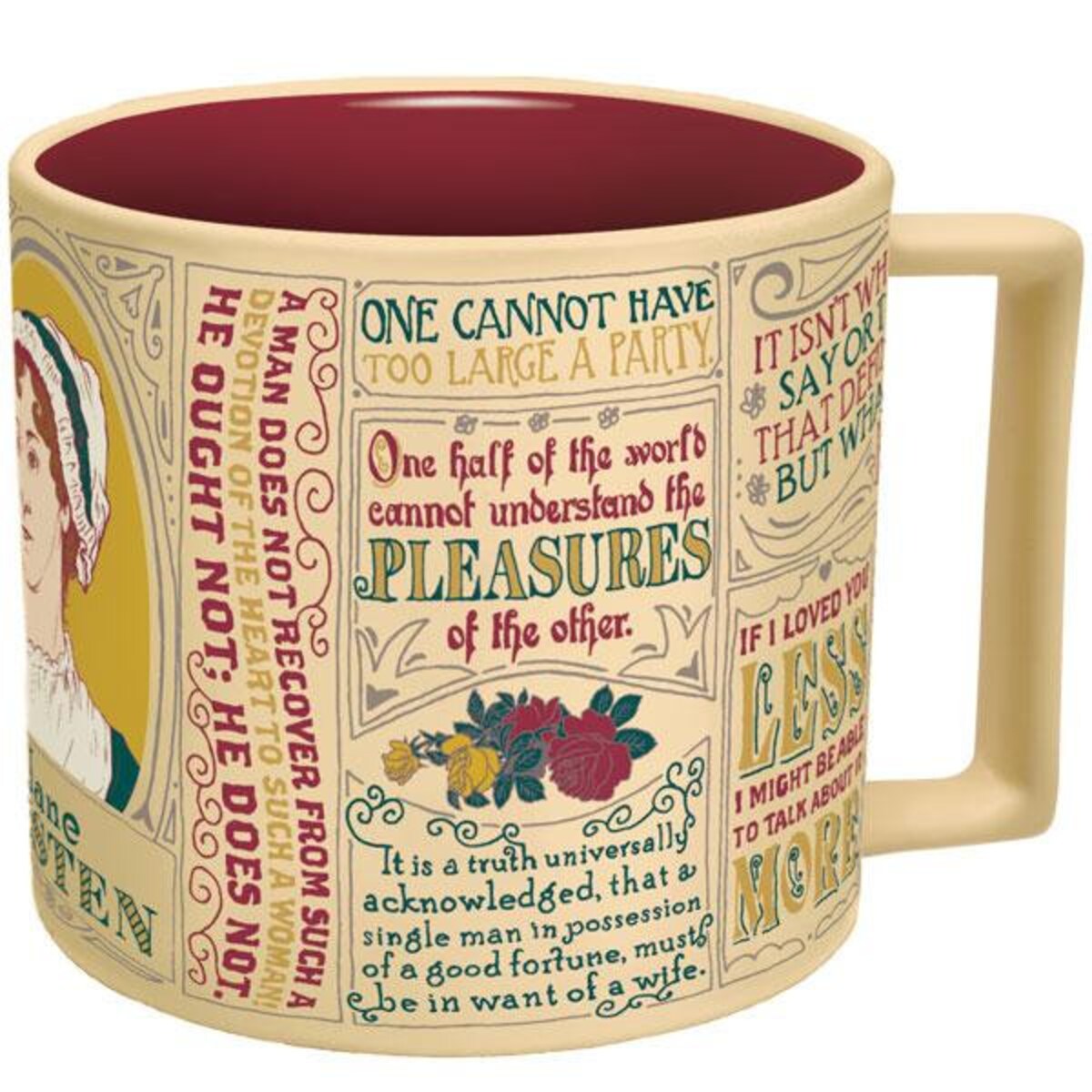Jane Austen Literary Quotes Mug - Etsy