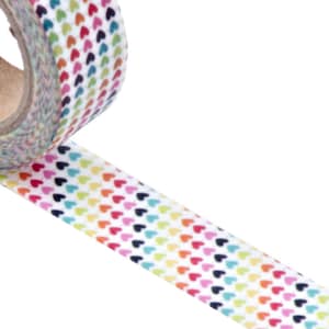 Multicolor Corazones Washi Cinta